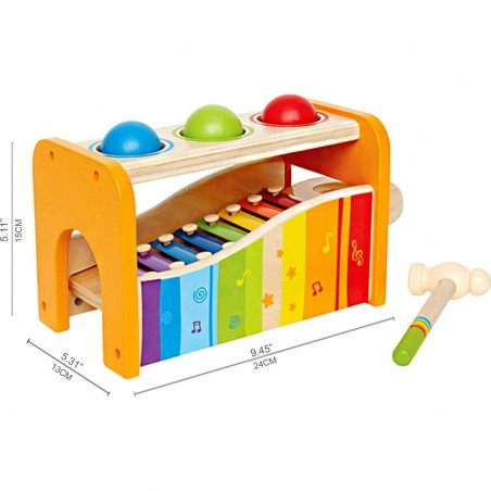 Banc à marteler xylophone - Hape Toys