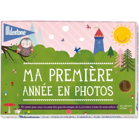 Cartes Photos "Ma première année en photos" - "l'originale" - boîte filmée - Milestone
