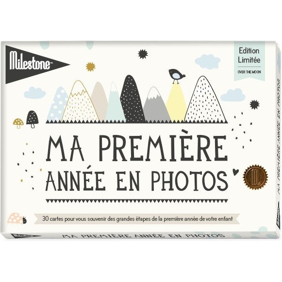 Milestone Cartes photos Ma première année en photos collection Sur l