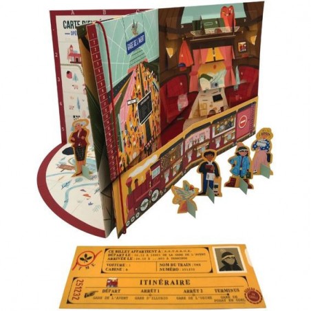 Calendrier de l'Avent'Ure - A Bord du Train - Éditions En Cavale - Jeux de société - Asmodee