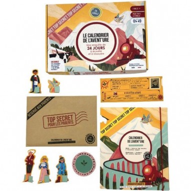 Calendrier de l'Avent'Ure - A Bord du Train - Éditions En Cavale - Jeux de société - Asmodee