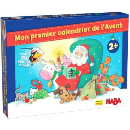 Mon premier calendrier de l’avent: Noël à la ferme - Jeux enfants - Haba