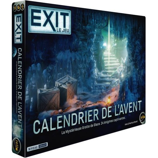 Iello La Grotte Glacée Calendrier de l'Avent Exit EnigmesEsprit Jeu