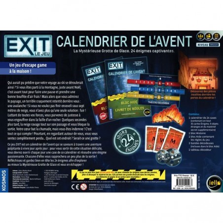 La Grotte Glacée - Calendrier de l'Avent - Exit - EnigmesEsprit Jeu - Iello