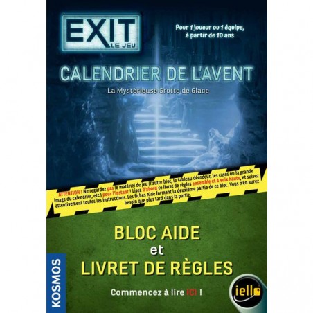 La Grotte Glacée - Calendrier de l'Avent - Exit - EnigmesEsprit Jeu - Iello
