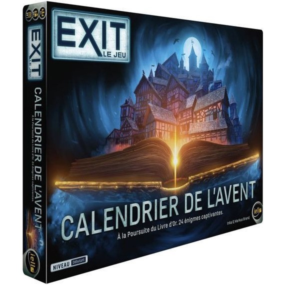 Iello Exit Calendrier de l'Avent : A la Poursuite du Livre d'Or