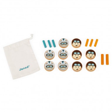 Jeu d'adresse - Jeux de palets en bois pour enfant dès 3 ans - Janod