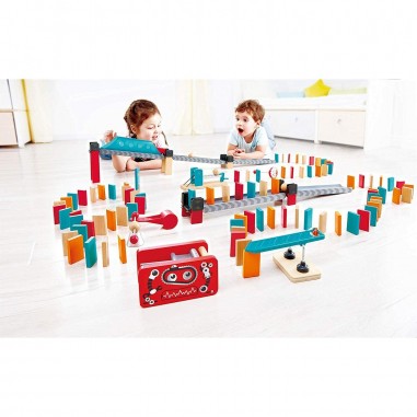 Circuit de dominos "Robot Factory" - Hape Toys