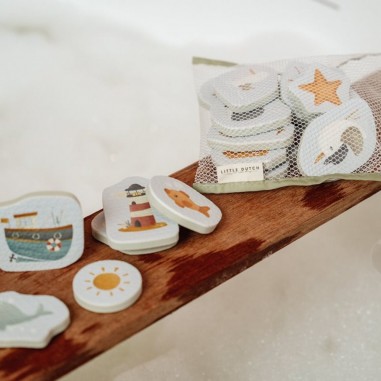 Stickers de bain en mousse Sailors Bay - Little Dutch