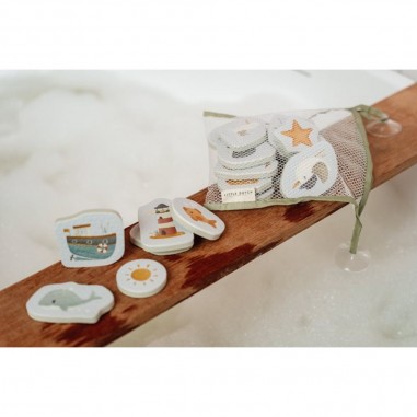 Stickers de bain en mousse Sailors Bay - Little Dutch
