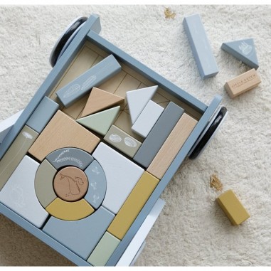 Chariot à Blocs Ocean - Little Dutch