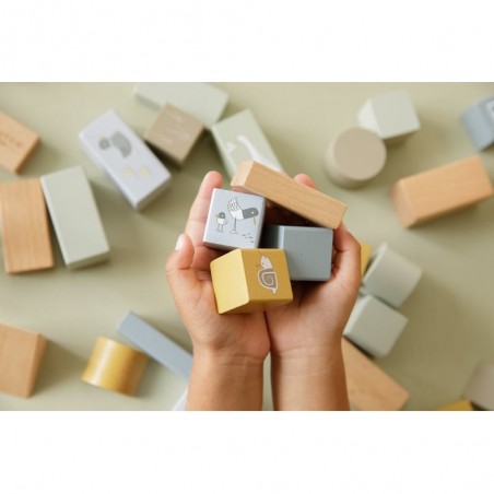 Tonneau de Blocs blue - Little Dutch