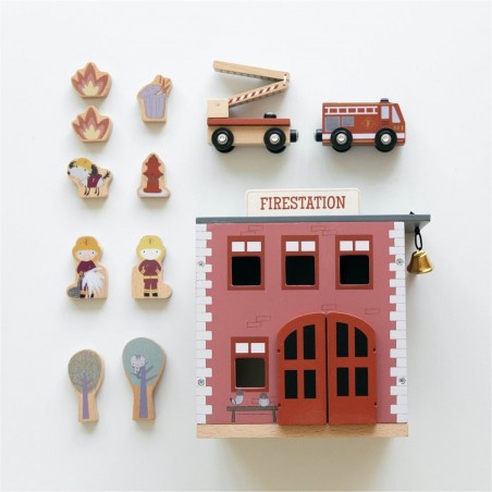 Circuit de train - Caserne de pompiers - Little Dutch