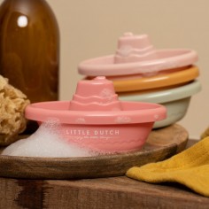 Bateaux de bain à  empiler Rose - Little Dutch 2