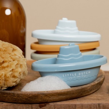 Bateaux de bain à  empiler Bleu - Little Dutch