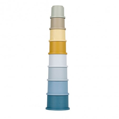Gobelets empilables Bleu - Little Dutch