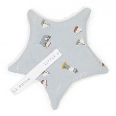 Doudou attache-sucette - Sailors Bay Blue - Little Dutch