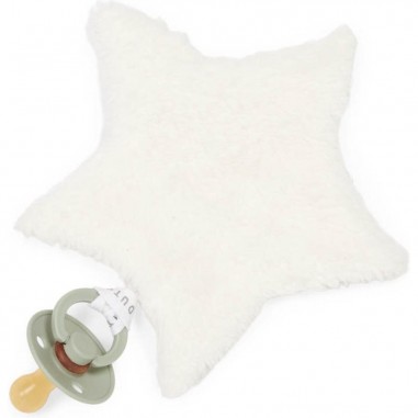 Doudou attache-sucette Sailors Bay White - Little Dutch