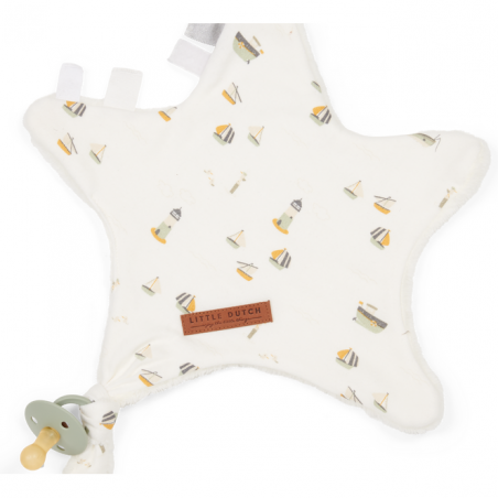 Doudou étoile Sailors Bay White - Little Dutch