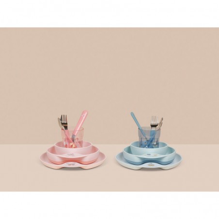Coffret repas enfant mio 6 pcs - Flowers & Butterflies - Little Dutch