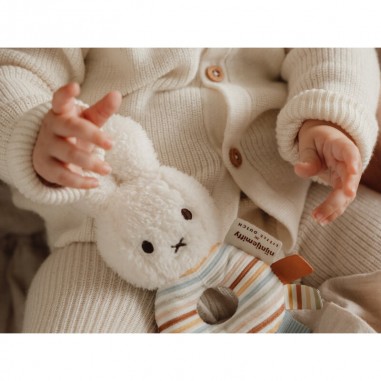 Miffy hochet Vintage Sunny Stripes - Little Dutch