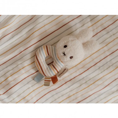 Miffy hochet Vintage Sunny Stripes - Little Dutch