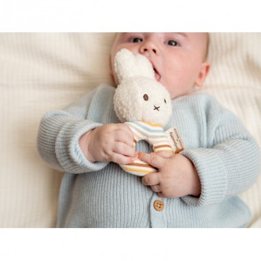 Miffy hochet Vintage Sunny Stripes - Little Dutch