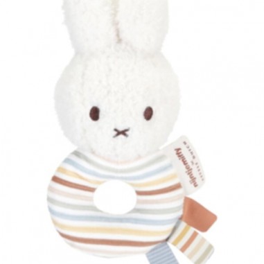 Miffy hochet Vintage Sunny Stripes - Little Dutch