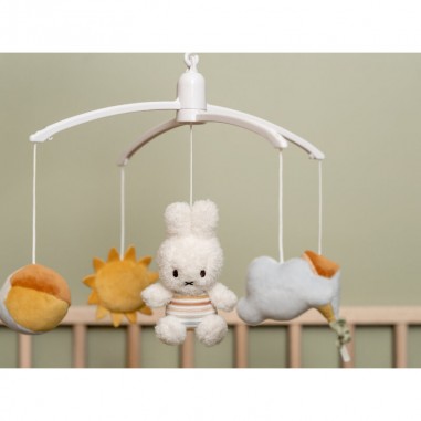 Miffy mobile musical Vintage Sunny Stripes - Little Dutch
