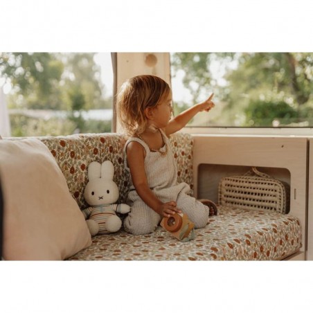 Miffy peluche Vintage Sunny Stripes 25 cm. - Little Dutch