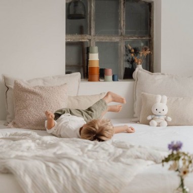 Miffy peluche Vintage Sunny Stripes 25 cm. - Little Dutch