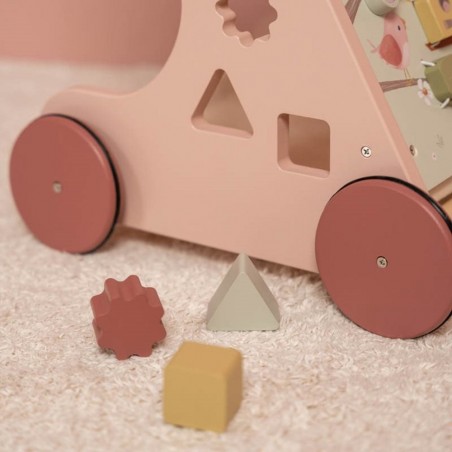 Chariot à blocs Flowers & Butterflies - Little Dutch