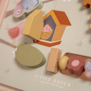 Chariot à blocs Flowers & Butterflies - Little Dutch