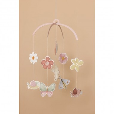 Mobile en carton Flowers & Butterflies Fsc - Little Dutch