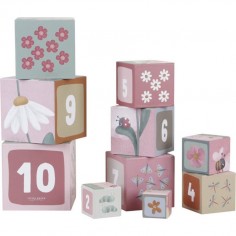 Blocs à empiler Flowers & Butterflies - Little Dutch