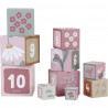 Cubes à empiler en carton Fsc - Flowers & Butterflies - Little Dutch