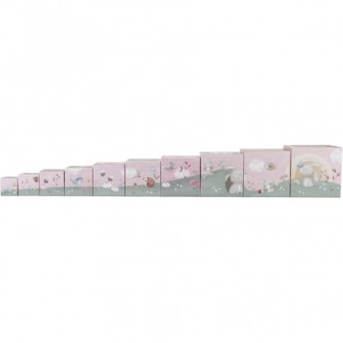 Blocs à empiler Flowers & Butterflies - Little Dutch