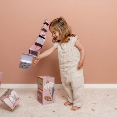 Blocs à empiler Flowers & Butterflies - Little Dutch