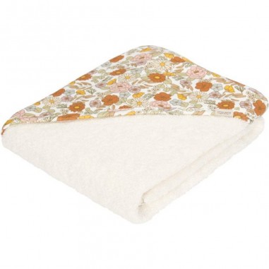 Cape de bain Vintage Little Flowers - 100x100 cm - Little Dutch