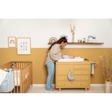 Gigoteuse hiver 70 cm Pure Soft Blue - Little Dutch