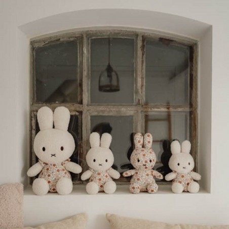 Peluche Miffy Vintage Little Flowers all-over 25 cm. - Little Dutch