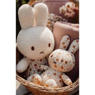 Peluche Miffy Vintage Little Flowers all-over 25 cm. - Little Dutch
