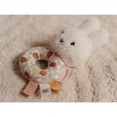 Miffy hochet Vintage Little Flowers - Little Dutch