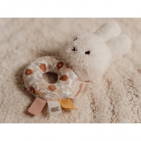 Miffy hochet Vintage Little Flowers - Little Dutch