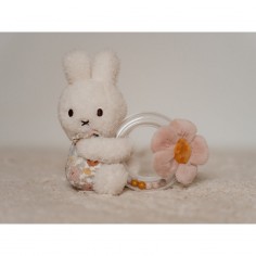 Miffy hochet Vintage Little Flowers - Little Dutch