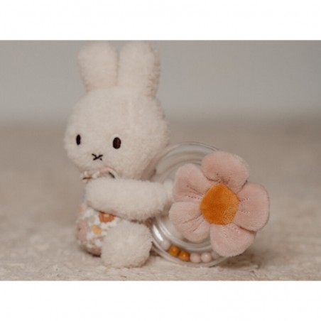 Miffy hochet Vintage Little Flowers - Little Dutch