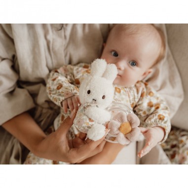 Miffy hochet Vintage Little Flowers - Little Dutch