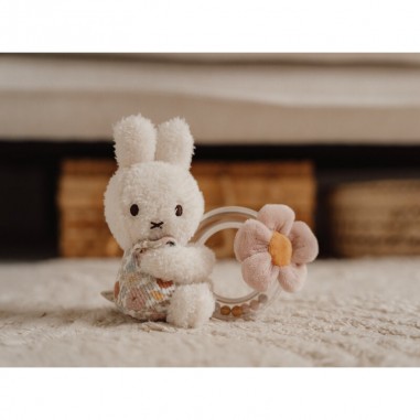 Miffy hochet Vintage Little Flowers - Little Dutch