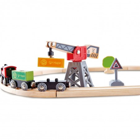 Circuit de train de marchandises - Hape Toys