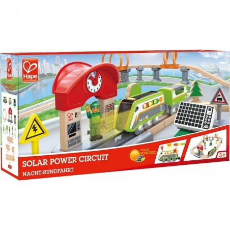Circuit de train - Locomotive à énergie solaire - Hape Toys